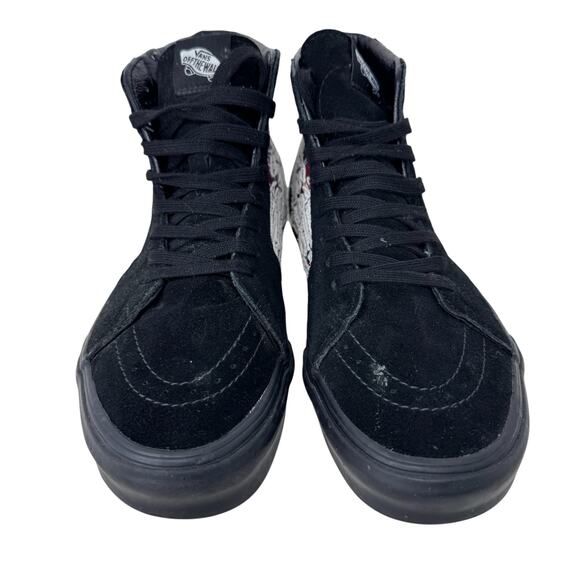 Vans Off The Wall Hazy Bones Skate Shoes Unisex‎ Sz M9/W10.5 Black White Lace Up - Picture 4 of 7